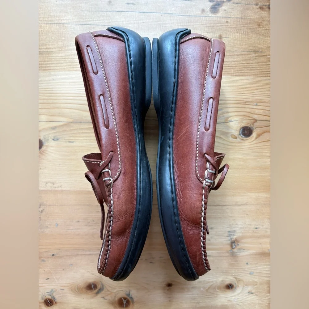 Cole Haan Men's Brown Leather Slip-On Loafers Size 9 Great Used Condition